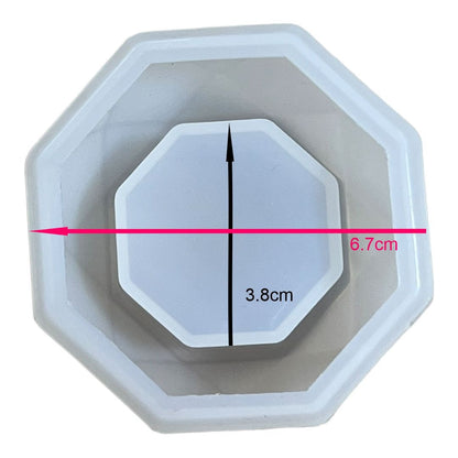 Molde Maceta Geométrica Octagonal