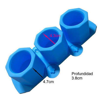 Molde Maceta Geométrica Triple