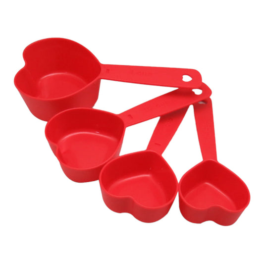 Tazas Medidoras Corazón x 4
