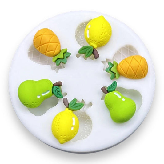 Molde Mini Limones, Pera Y Piña