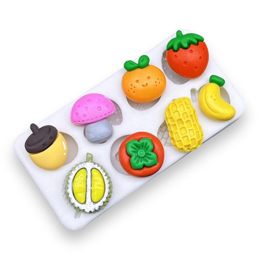 Molde Mini Frutas Y Vegetales