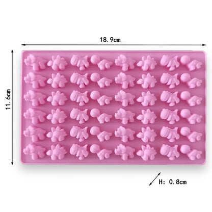 Molde Mini Dinosaurios  x 48