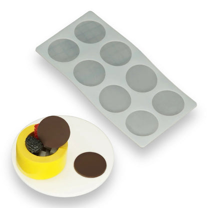 Tapete De Silicona Monedas Lisas x 8