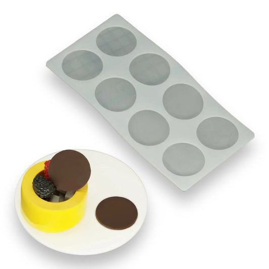 Tapete De Silicona Monedas Lisas x 8