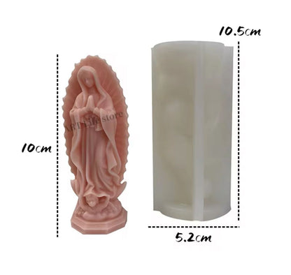 Molde Virgen de Guadalupe 3D