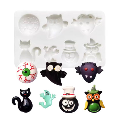 Molde Silicona Halloween Fantasmagórico