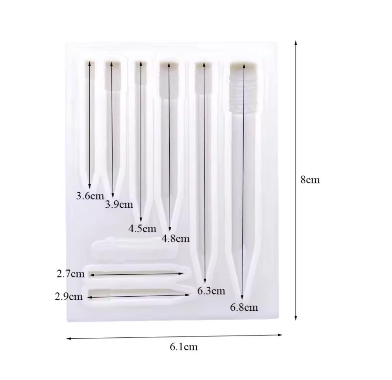 Molde Silicona Lápices