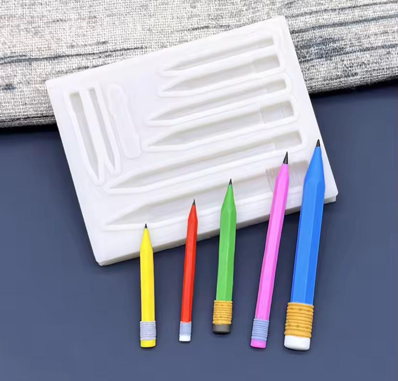 Molde Silicona Lápices