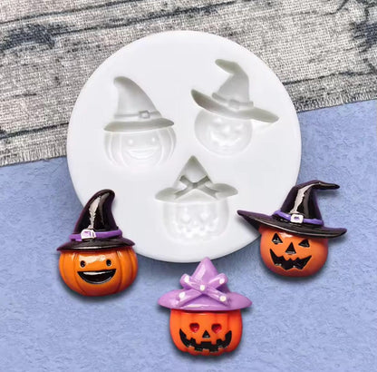 Molde Silicona Calabazas X 3