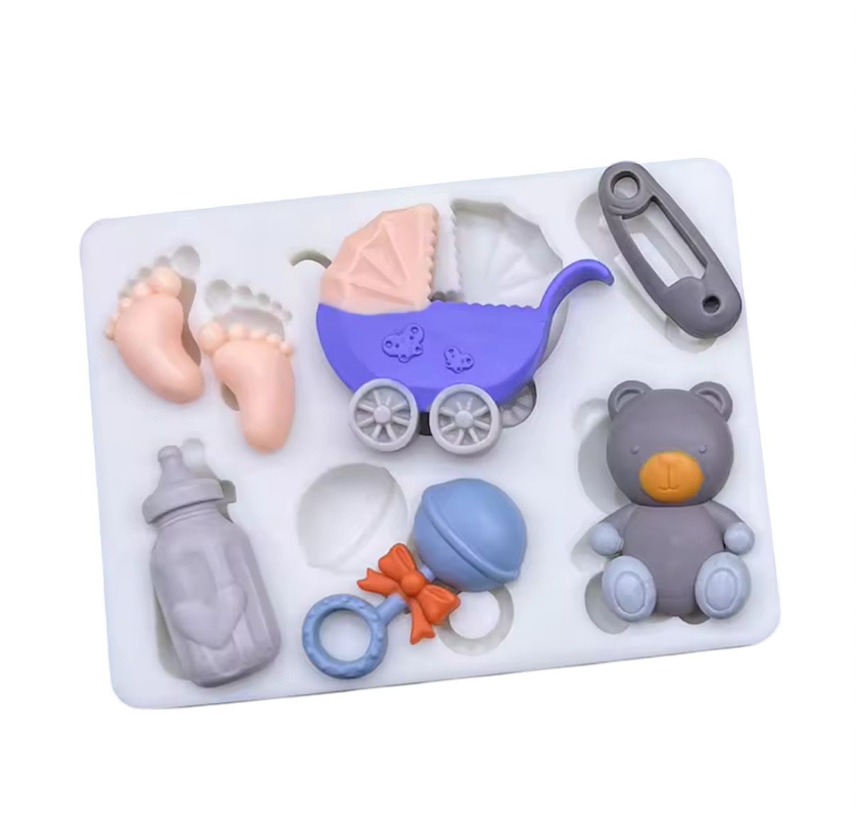 Molde Silicona Baby Shower Tierno