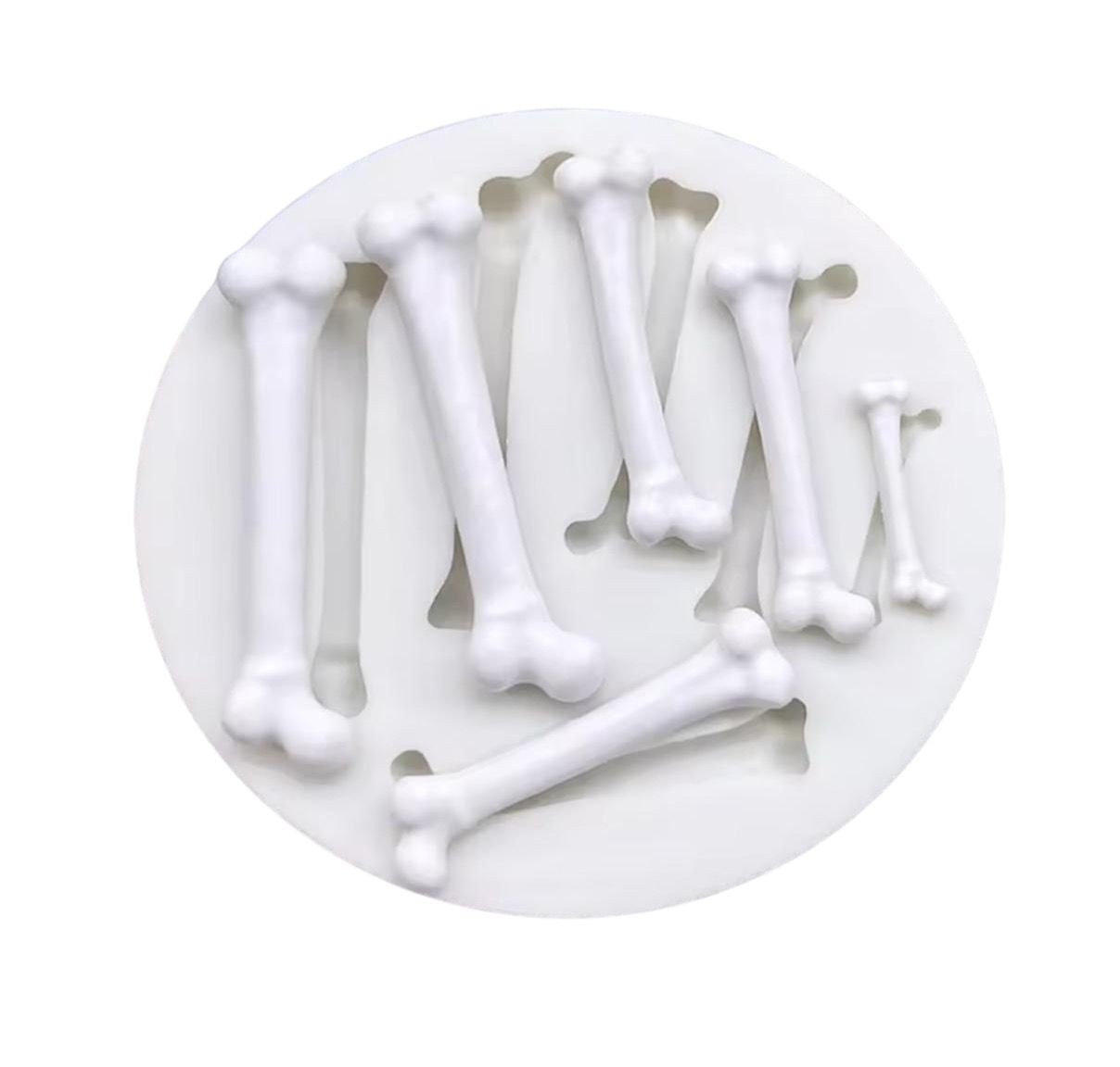 Molde Silicona Huesos Mini