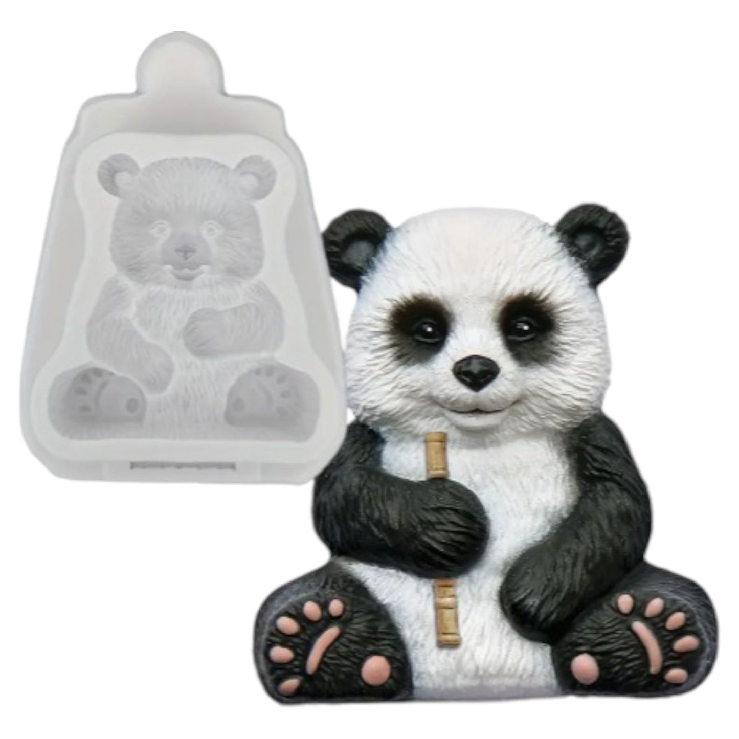 Molde Silicona Oso Panda