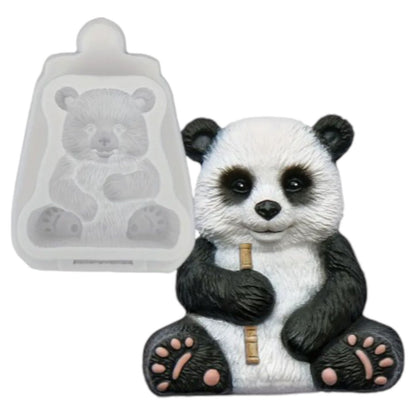 Molde Silicona Oso Panda