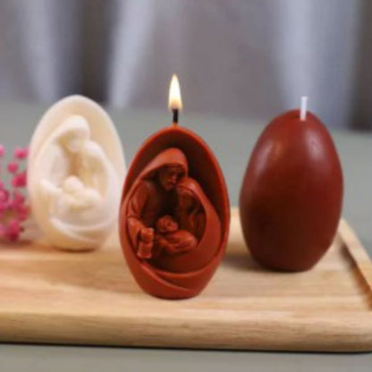 Molde Silicona Sagrada Familia para Velas