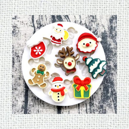 Molde Silicona Mini Navidad Dulce