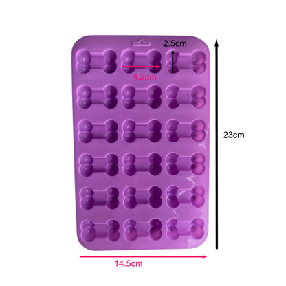 Molde Silicona Huesos X 18 Und