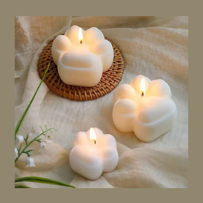 Molde Silicona Huellas x 2 Cavidades