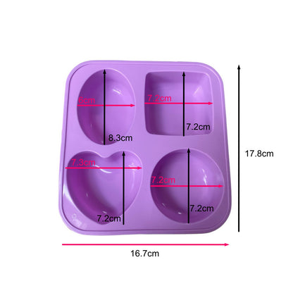 Molde para Jabones surtido x 4