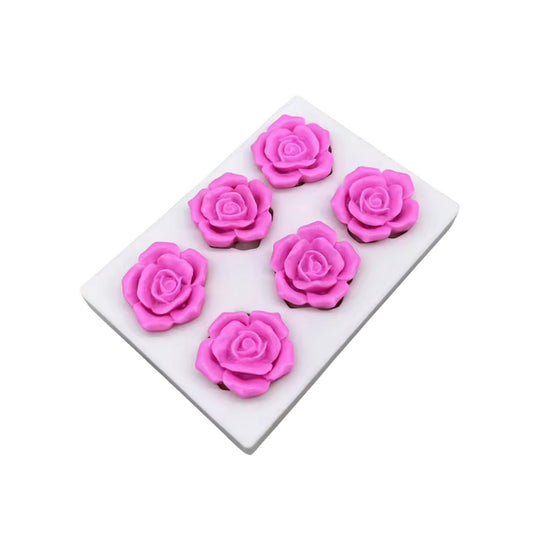 Molde Rosas x 6