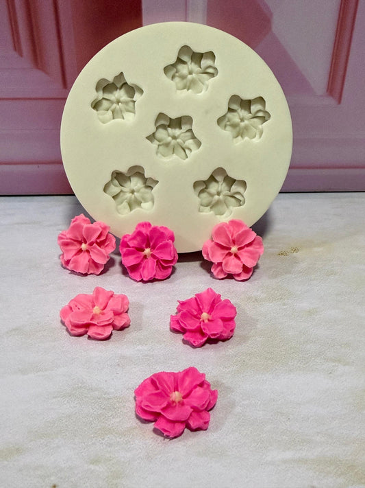 Molde Silicona Flores Mily