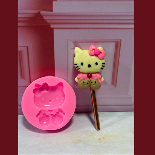 Molde Silicona Hello Kitty
