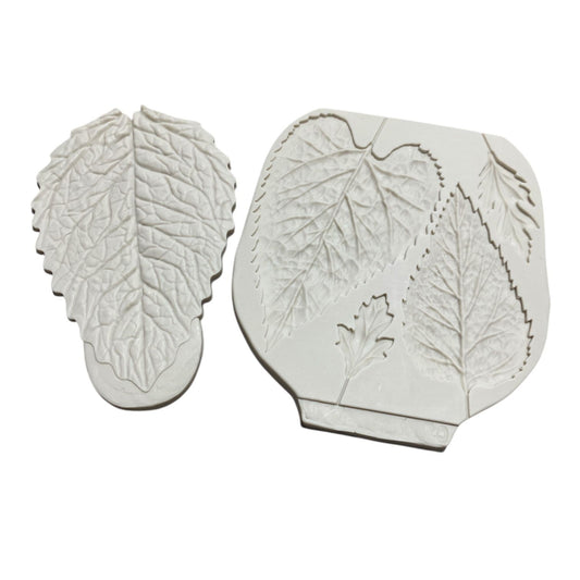 Molde Texturizador en Silicona Hojas Girasol y Margaritas