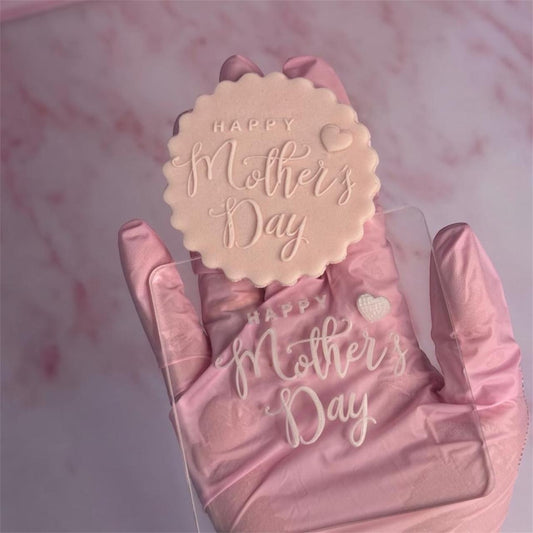 Sello Alto Relieve Happy Mothers Day