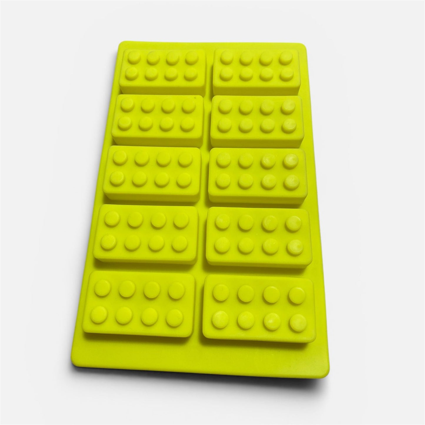 Molde silicona fichas de lego x 10