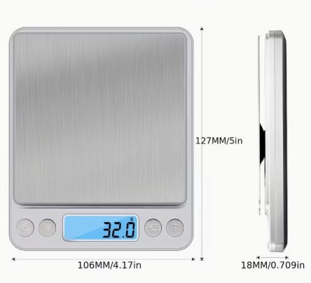 Gramera de Precisión 500 g