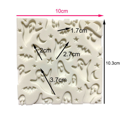 Molde Silicona Mini Fantasmas Surtido