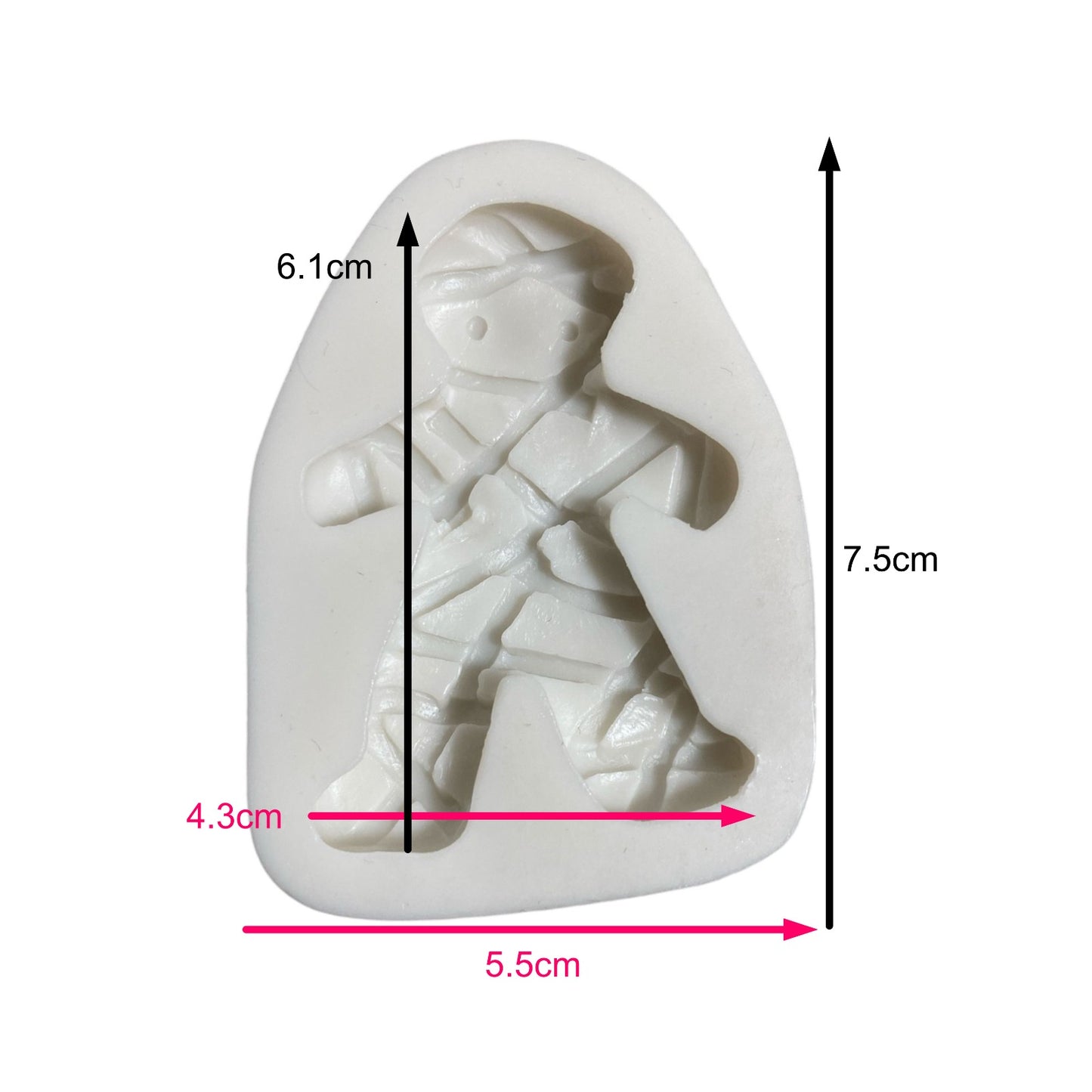 Molde de Silicona Momia