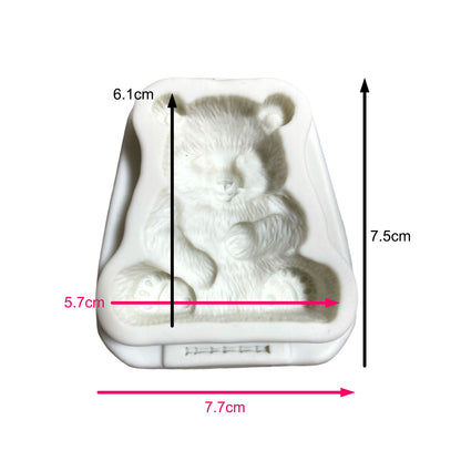 Molde Silicona Oso Panda