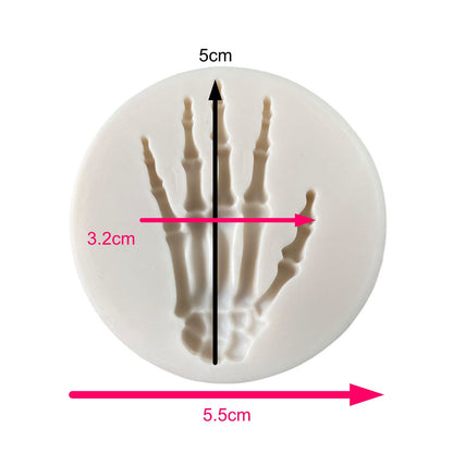 Molde Mano Esqueleto