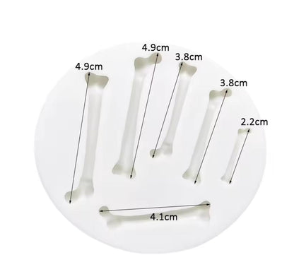 Molde Silicona Huesos Mini