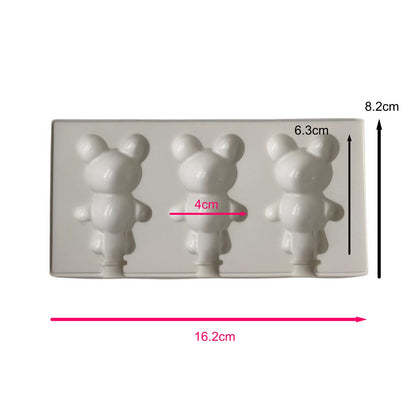Molde Paleta Oso Teddy
