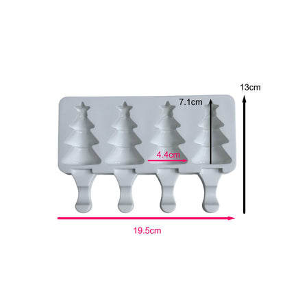 Molde Mini Paleta Árbol De Navidad