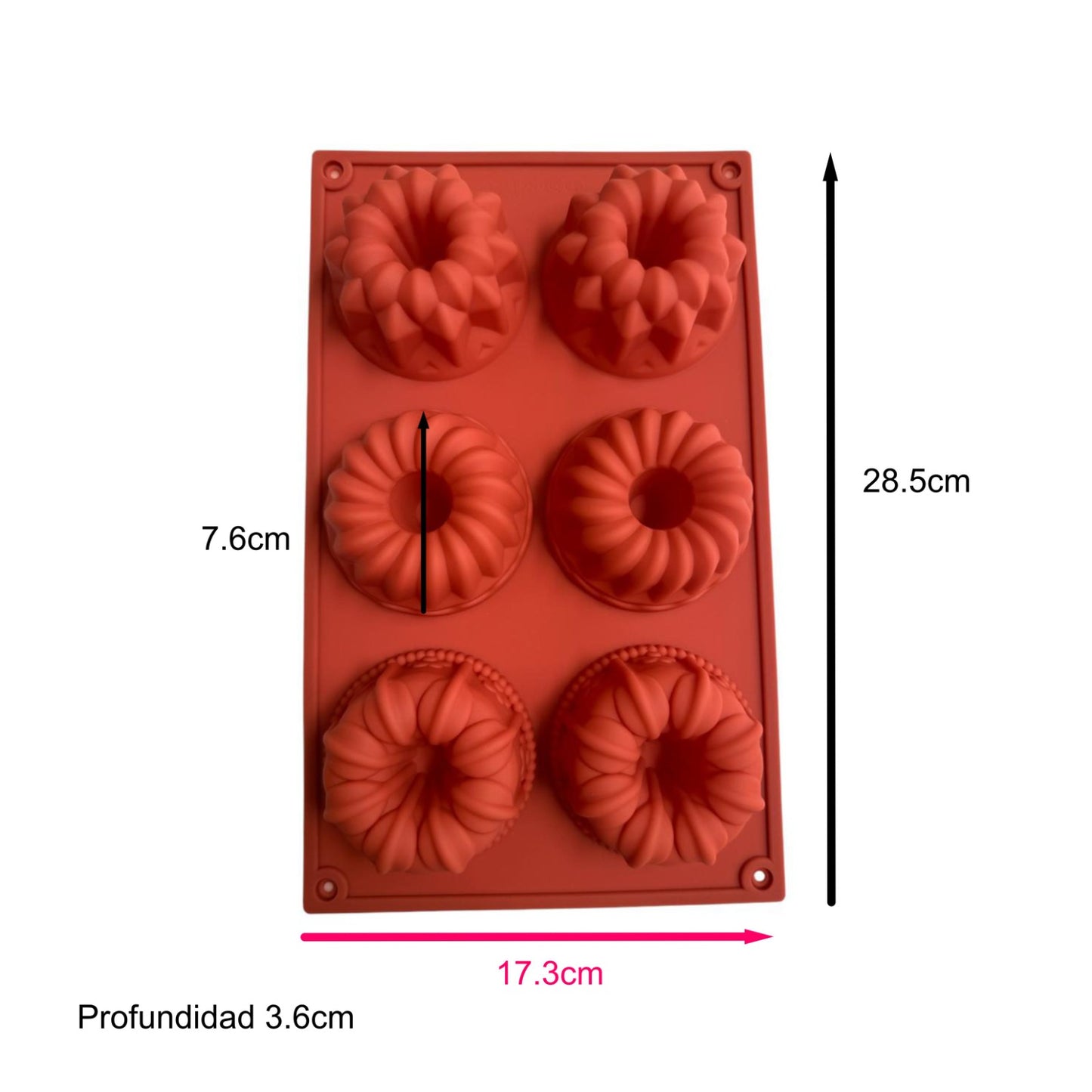 Molde Mini Bund  Cake Surtido