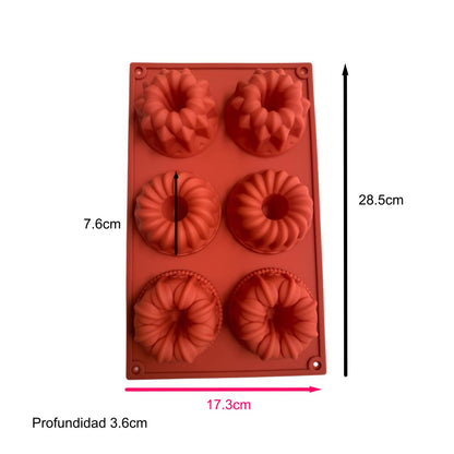 Molde Mini Bund  Cake Surtido