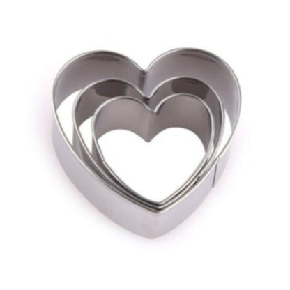 cortadores corazón x 3 pc