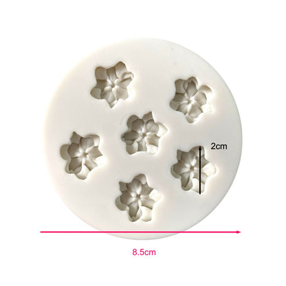 Molde Silicona Flores Mily