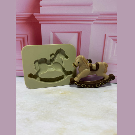 Molde Caballo Baby Shower carrusel