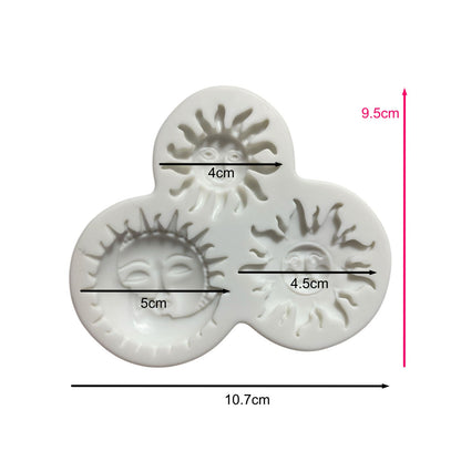 Molde Silicona Soles X 3