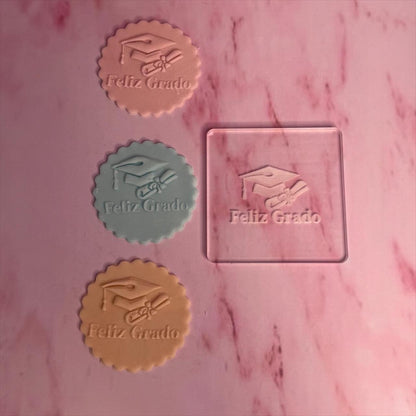 Sello Alto Relieve Feliz Grado